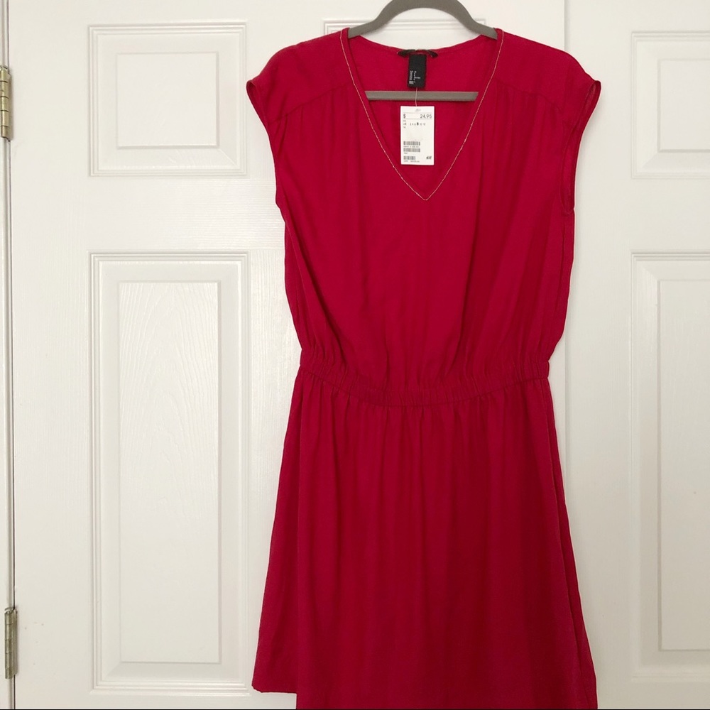 H&M red  mini  dress new with tag